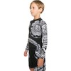 Hardcore Training Kids Rash Guard Compression Base Layer Tights No