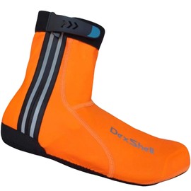 DexShell Adult Lightweight Water Resistant High Visibility Overshoes, orange