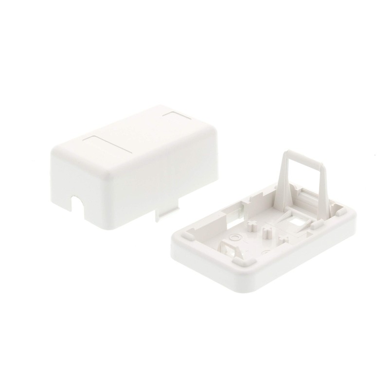 Networx Keystone Jack Surface Mount Boxes (1 Port, White)