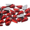 Allstarco 10x6mm Flat Back Teardrop Acrylic Rhinestones Plastic Gems for
