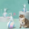 Cat Super Smart Fully Automatic Ball Bird Saying Gradient LED
