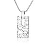 LILLY MARIE Women's Solid Silver Chain 925 Sterling Silver Pendant