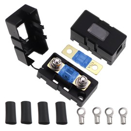 VOZINMOST 125Amp AMI/Midi Fuse Holder with Bolt-on AMI/Midi Fuse for Cars Trucks (Pack of 2)
