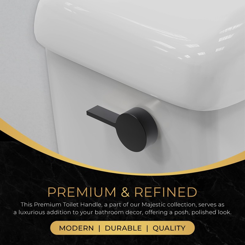RAVINE Premium Modern Luxury Universal Toilet Handle Replacement, Majestic Collection.