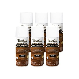 Varathane Premium Fast Dry Wood Stain Spray, 10.25 oz, Dark Walnut, 6 Pack