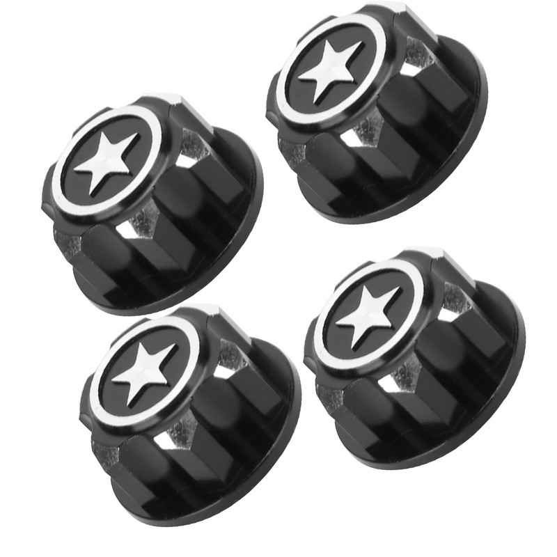 4pcs Aluminum Alloy Wheel Hub Cap Cover Accessory Fit for