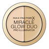 Max Factor Miracle Glow Duo Pro Illuminator, Creamy Highlighter, 10 -