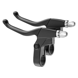 BAFANG Mechanical Brake Levers (A Pair) for Ebike, Compatible Mid Drive BBS01 BBS02 BBS-HD Motor Ebike Conversion Kit Handlebar Throttle for Power Interruption