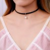 Yonhon Black Pearl Choker Necklace for Women