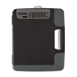 Staples 1671416 Portable Clipboard with Calculator HVY Duty Black 14 3/8 X 12 X 1 5/8