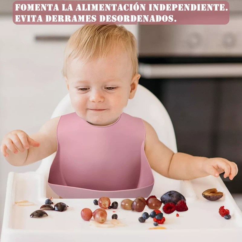 DREAMINHEART Juego De Vajilla, Babero Y Cubiertos Para Bebé