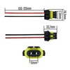 L & P Car Design 2x HB3 Lamps Plug Socket