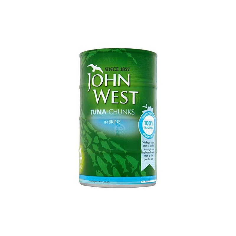 John West Tuna Chunks in Brine (4x160g) - Pack of