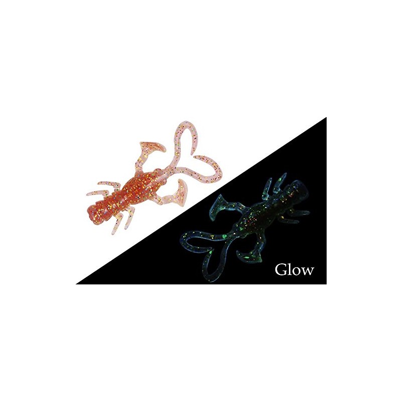 JACKALL(ジャッカル) ワーム ベビードラゴン ロックフィッシュ ソルトバージョン 2インチ グロークラッシュシュリンプ ルアー