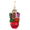 Kurt Adler C4108 New York City Glass Cityscape Ornament, 5-Inch