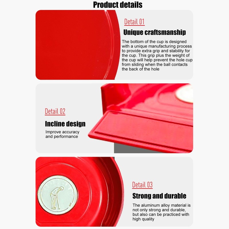 Putting Cups | All-Direction Golf Practice Putting Cup - Putting