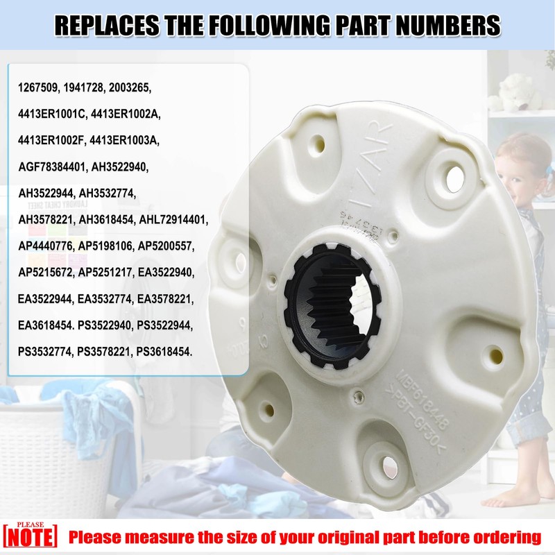 MBF618448 Washer Rotor Hub Assembly for LG Washing Machine Rotor