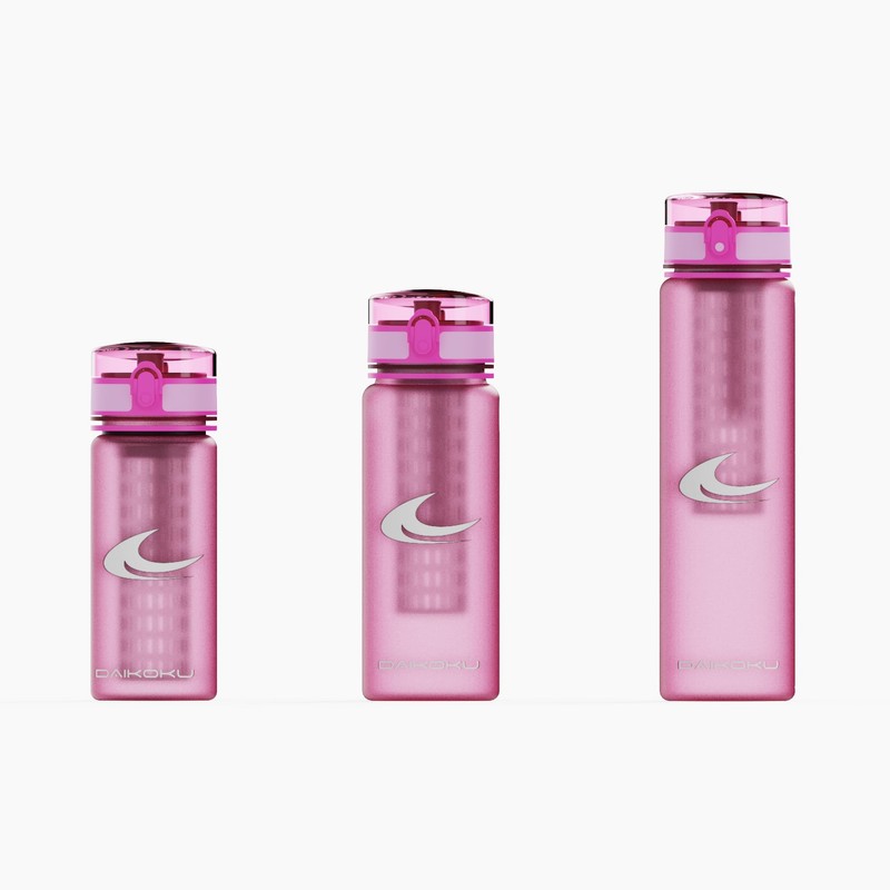 Daikoku Sports Water Bottle, Size 1 Litre, BPA-Free, Pink