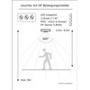 ChiliTec LED Ceiling Light with Motion Sensor 26 cm IP54