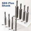 HARFINGTON 2pcs Plus SDS Ground Rod Driver 23/64" for 15/32"