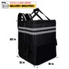 cherrboll XXL Insulated Pizza Delivery Backpack, Thermal Food Delivery Bag