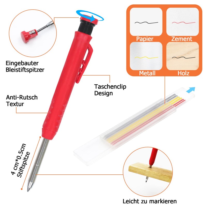 Adusa Carpenter's Square, Multifunctional Carpenter's Square 17 cm Metric, Try