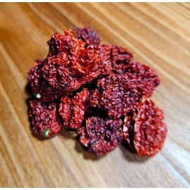 Greenlee Farms TastyFool 1/2 Oz Carolina Reaper Peppers Organic Dry Pods Hottest ~ barfool - 1 Pouch (0.5 Oz)