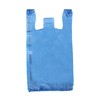 Plastic Shopping Bags - (Blue T Shirt Bags 11 ½”