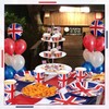 WedDecor Union Jack Paper Plates, King Charles III Coronation Royal