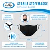 Luftty Mask with Valve, Adjustable Ear Loops and Nose Bridge,