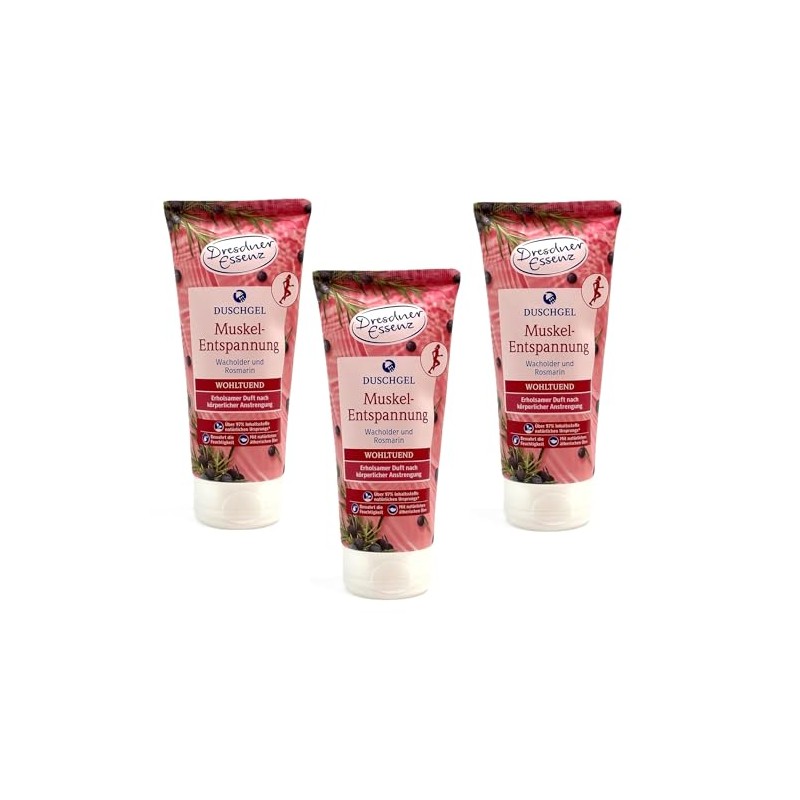 Dresdner Essenz Shower Gel Muscle Relaxation Pack of 3 x