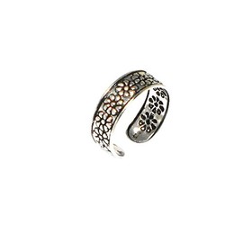 ADJUSTABLE 925 Sterling Silver TOE Ring (TR12611517) - Gift Boxed