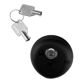 FANLIDE Fuel Tank Cap BU5Z-9C268-A BU5Z-9C268-B, Locking Fuel Door Gas Cap Compatible with 2016-2023 Ford Mustang and 2017-2019 Ford Escape