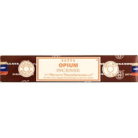 Satya Genuine 15g Incense Sticks 1 Pack Various Fragrances(Opium)