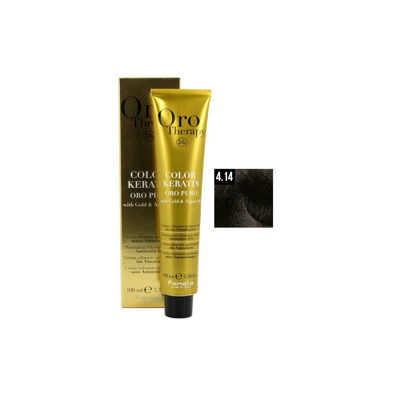 Fanola Oro Therapy Colour Keratin 4.14 100 ml
