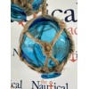 The Nautical Place 5 x 2" Aqua Glass Fishing Floats