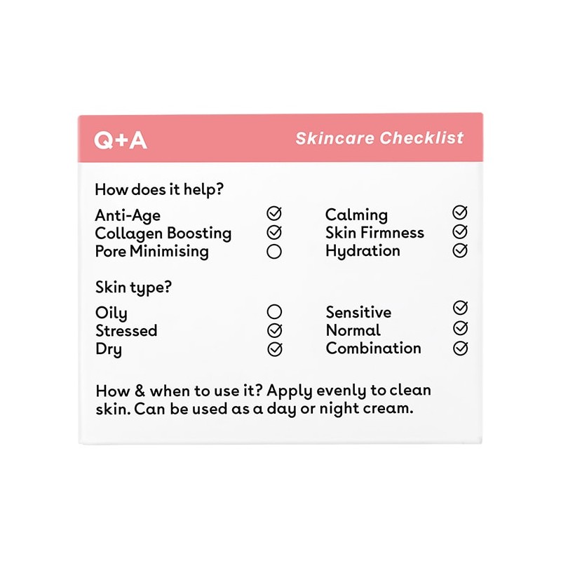 Q+A Collagen Face Cream - 50g
