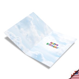 NobleWorks Inflated Messages-103 - Milestone Birthday Greeting Card with envelopee (4.63 x 6.75 Inch) - C2771MBG