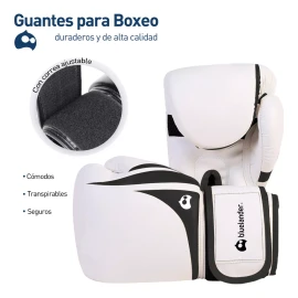 Bluelander Guantes De Box Profesional Correa Velcro Kickboxing 14-oz