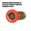 Valterra RV Hi-Flow Water Regulator, Lead-Free Brass Hi-Flow Water Regulator