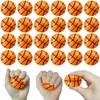 HENXING 24Pcs 2" Mini Basketball Stress Balls for Kids Tiny