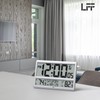 LFF Atomic Clock 4.5" Numbers, Atomic Wall Clock with Indoor