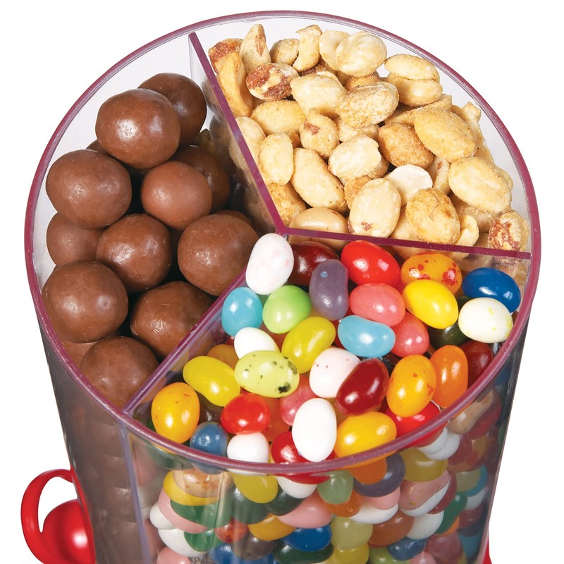 Handy Gourmet The Original Polystyrene Triple Candy Machine - Fun