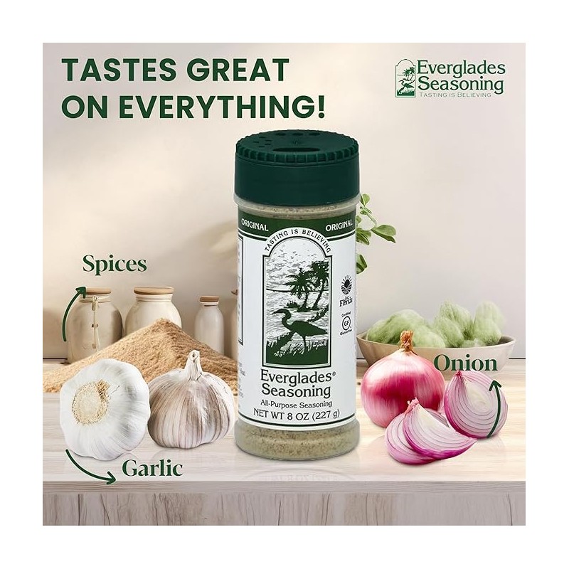 Everglades Seasoning Sampler Pack – 5 Flavors Cactus Dust, Heat,