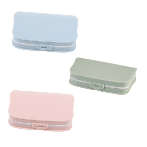 KOMBIUDA Pp Material Small Medicine Box Compartment Storage Case for