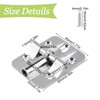 UFURMATE Position Control Hinge, 2PCS Zinc Alloy Wardrobe Door Hinge