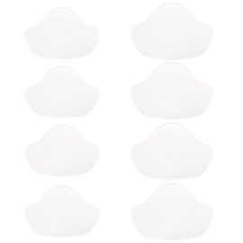 lasuroa 8stk Schuh-Absatz-Reparatur-Set, Selbstklebend Schuh-Flicken für Löcher in Sneakern Leder & High Heels Universeller Absatz-Schutz-Patch mit Starkem Kleber für Herren & Damen (Weiß)