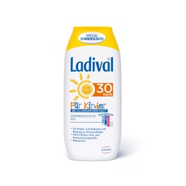 Ladival Kinder bei Allergischer Haut Sonnenschutz Gel LSF 30 – geeignet bei Sonnenallergie – Parfümfrei, ohne Farb- und Konservierungsstoffe – wasserfest – 1 x 200 ml