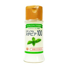Sweet with 1 Shake / 100% Stevia (without Erythri) / Calorie 0 / 200 times more sugar / [Natural Stevia 100 (0.7 oz (20 g)]