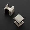 Ravinte 30 Pack Brushed Nickel Square Kitchen Cabinet Knobs,Zinc Solid